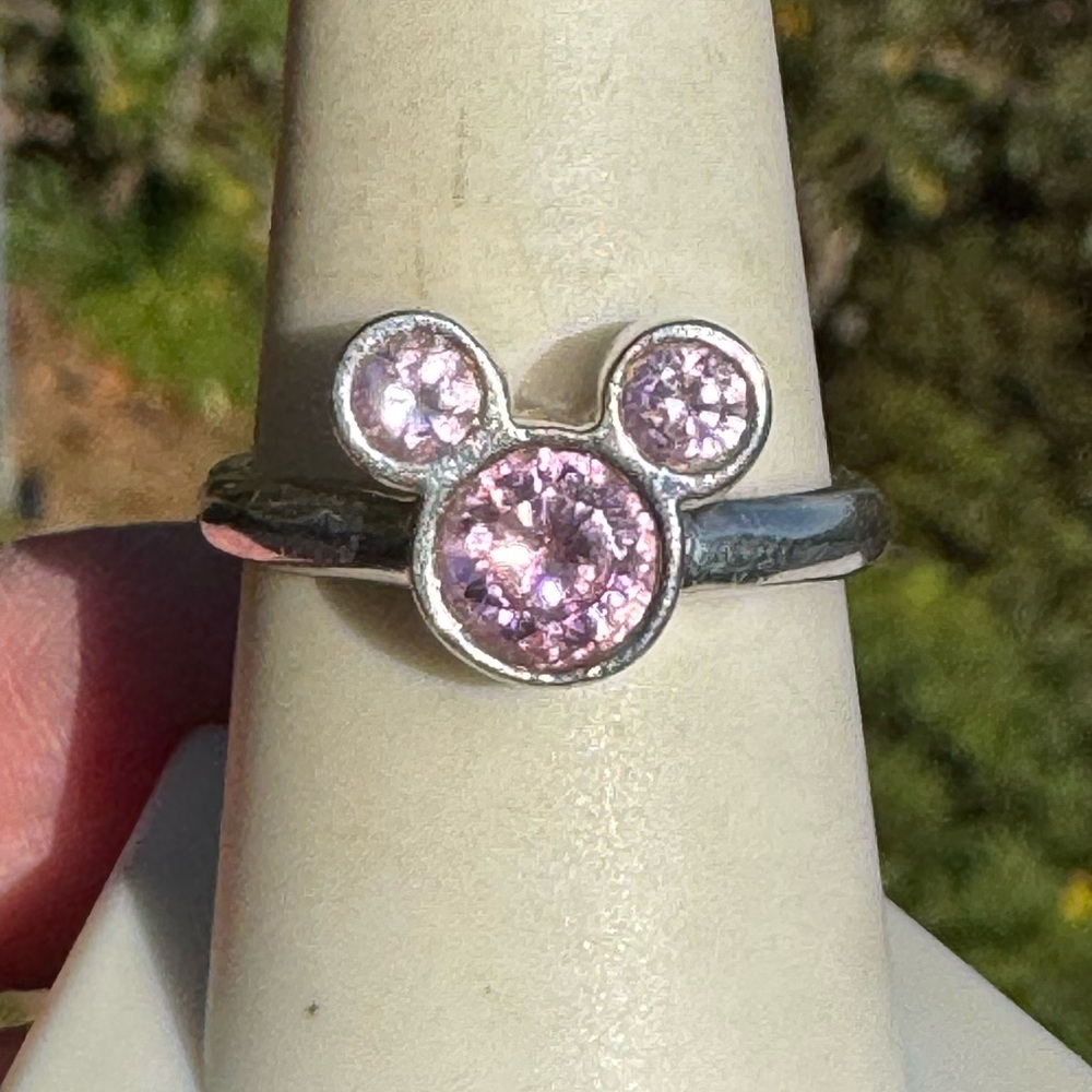 925 Disney Pink Morganite Ring